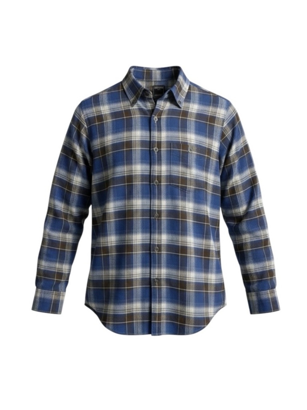 Todd Snyder Blue Plaid Cotton Lightweight Flannel Button Down Size Small
